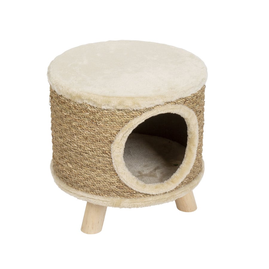 Leeby Billie arranhador com toca para gatos