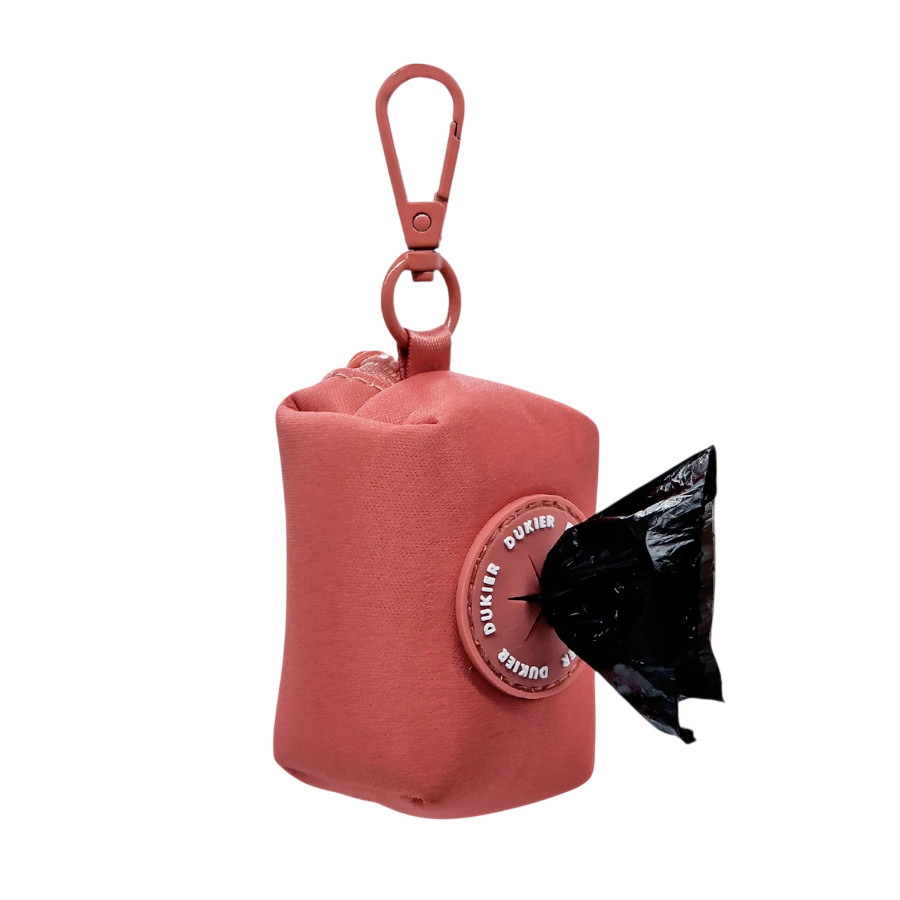 Dukier Porta-sacos cor terracota para cães