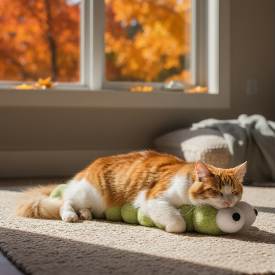 Tootoy! Comfort & Relax Brinquedo Olhos de Minhoca para gatos