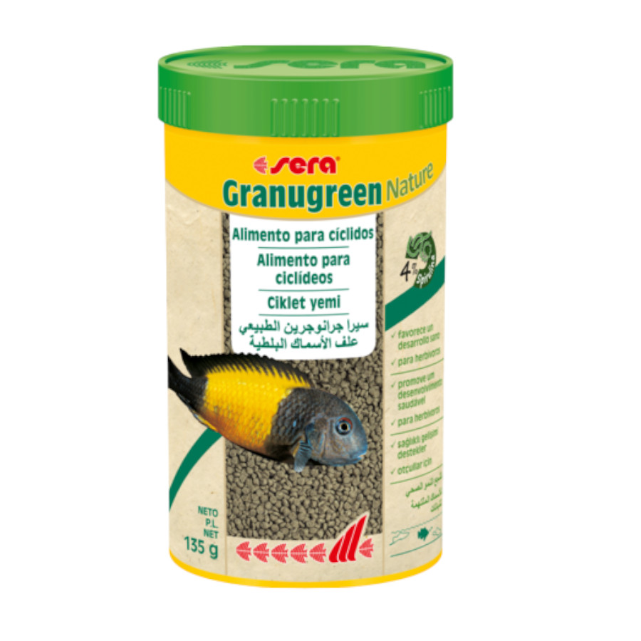 1 L Sera Granugreen Nature Alimento para peixes