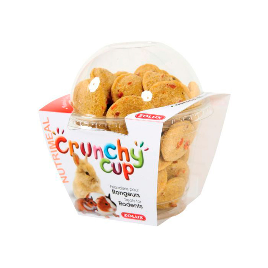 0.198 KG Zolux Crunchy Cup Snacks para roedores