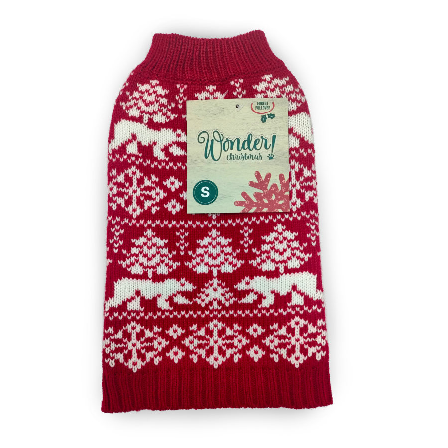 Wonder Christmas Forest camisola de natal para cães