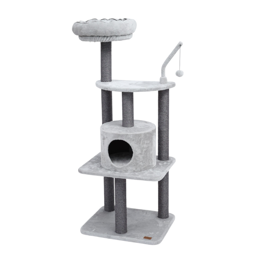 Leeby Kenzo árvore arranhadora com cama para gatos