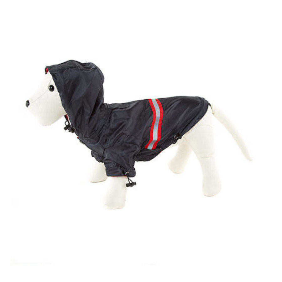 Nayeco Capa de Chuva Impermeável Refletor Azul para cães