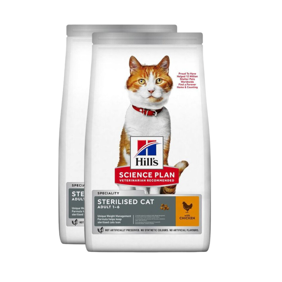 Hills Science Plan Sterilised Cat Young Adult with Chicken 10 Kg