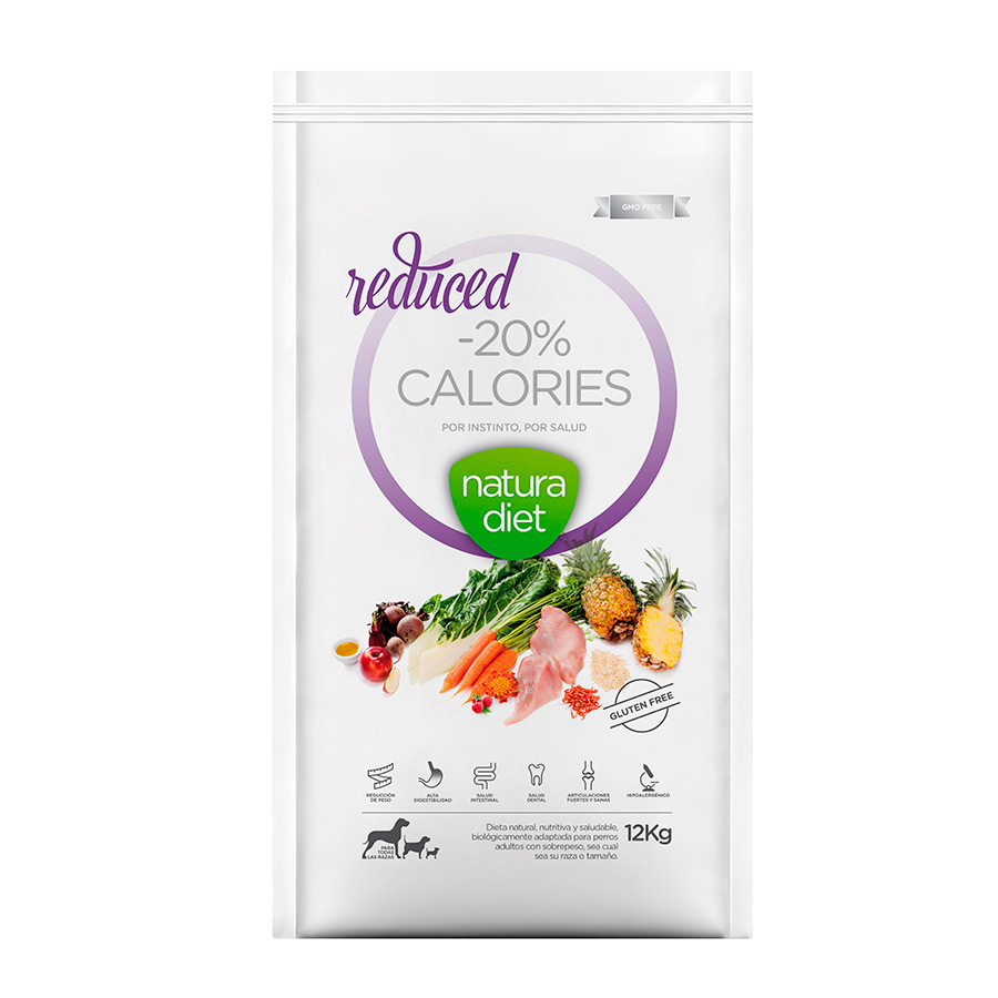 12 KG Natura Diet Adult Reduce ração para cães