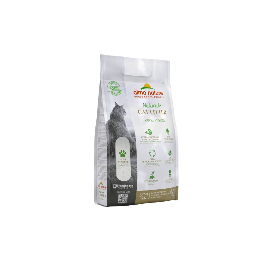 2.27 KG 2,27 kg Almo Nature Natural Soft Texture Areia para gatos