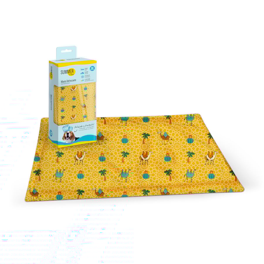 Summer Vibes Manta refrescante com estampado para cães