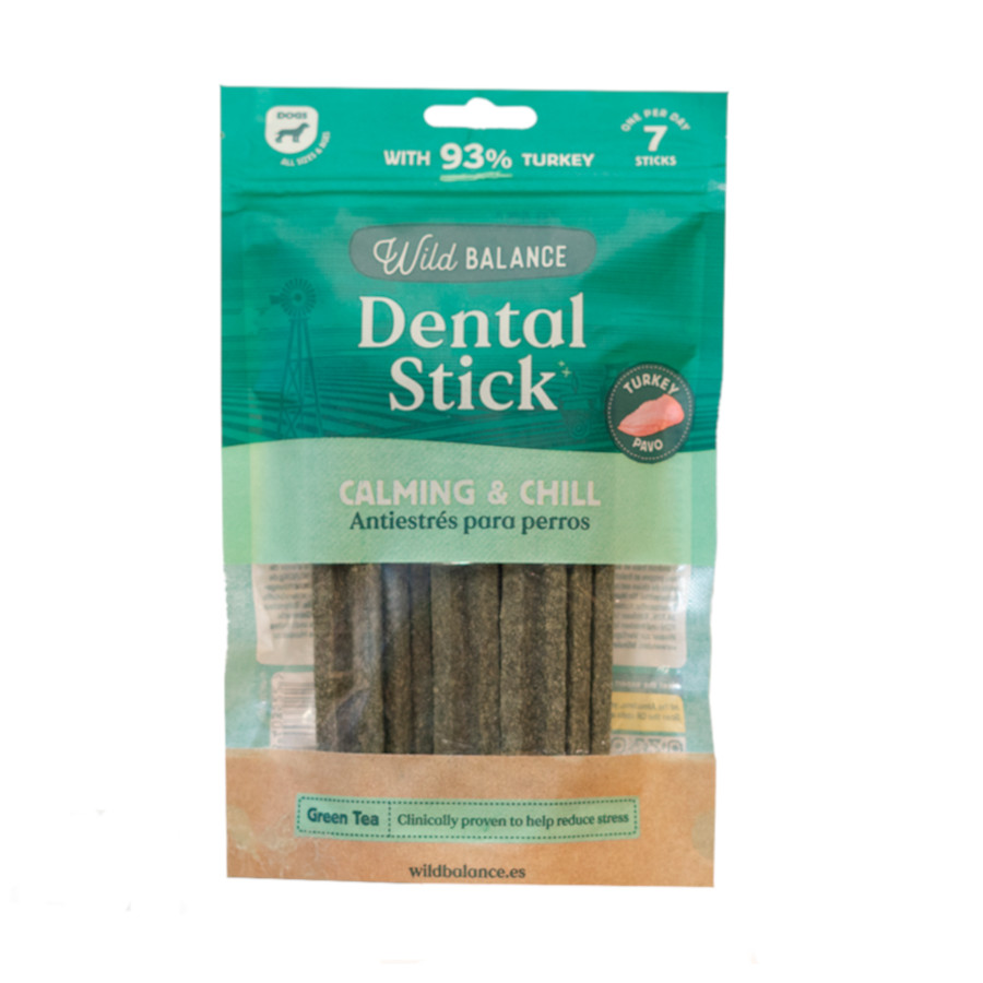 7 sticks Wild Balance Stick Dentário de Peru para Cães