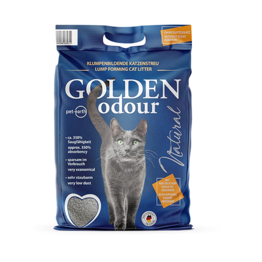 14 kg Golden Odour Areia Aglomerante Absorve Odores para gatos