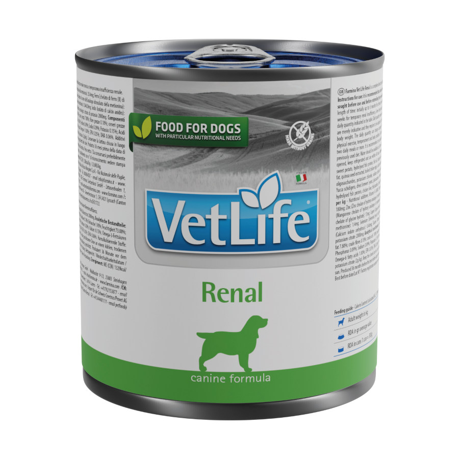 0.3 KG Farmina Vet Life Renal lata para cães