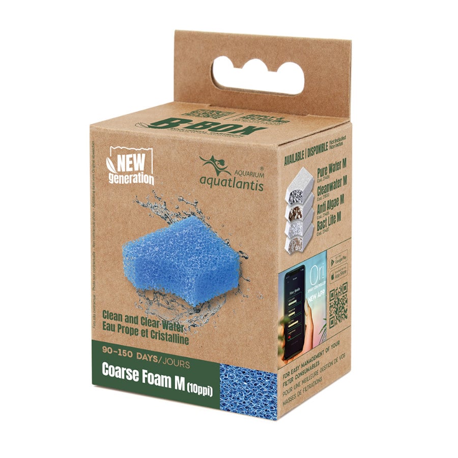 0.02 KG Aquatlantis B-Box Filtro de aquário de espuma grossa