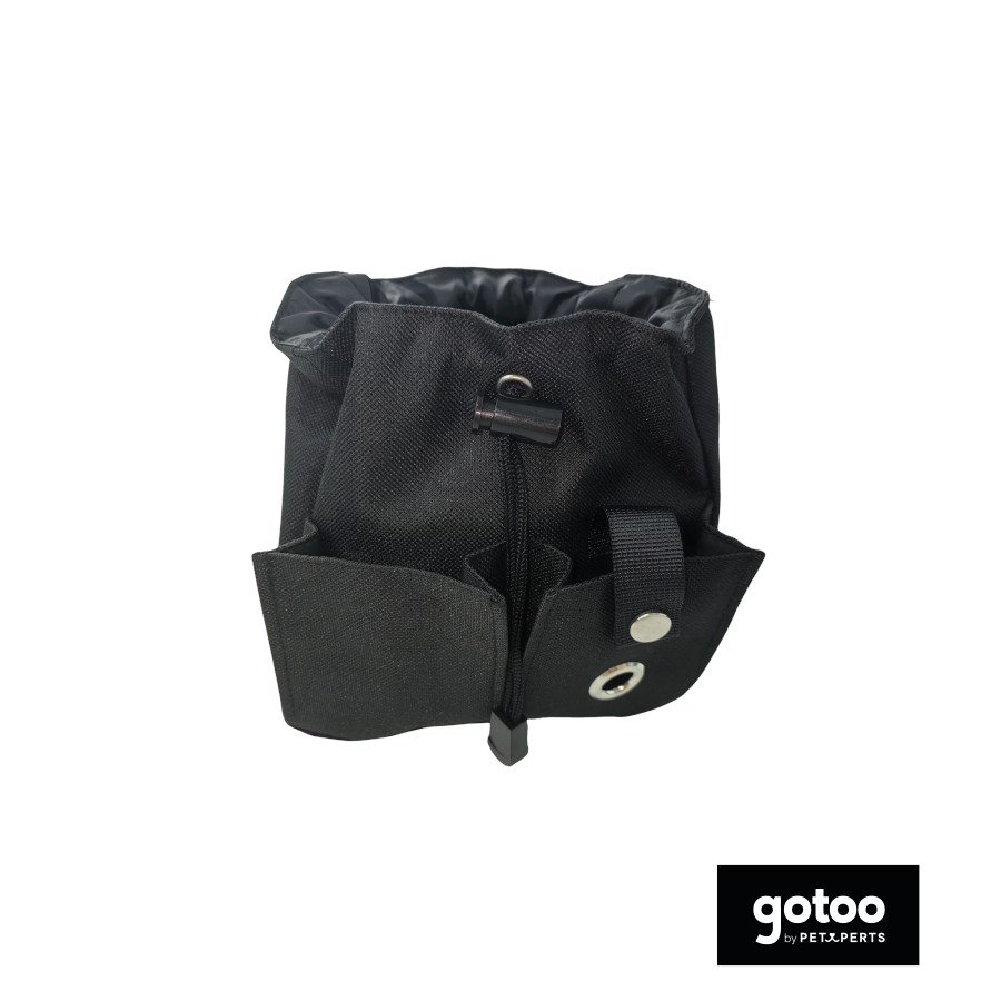 Gotoo Porta snacks preta para cães