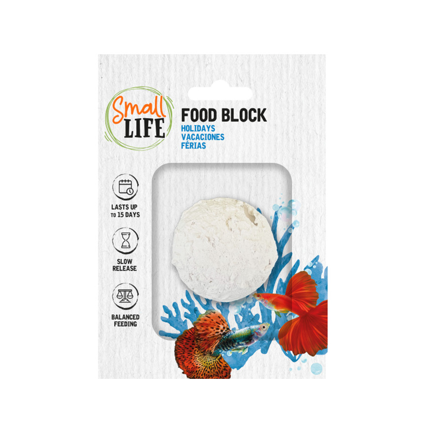 0.1 KG Small Life Bloco de Alimento Férias para peixes