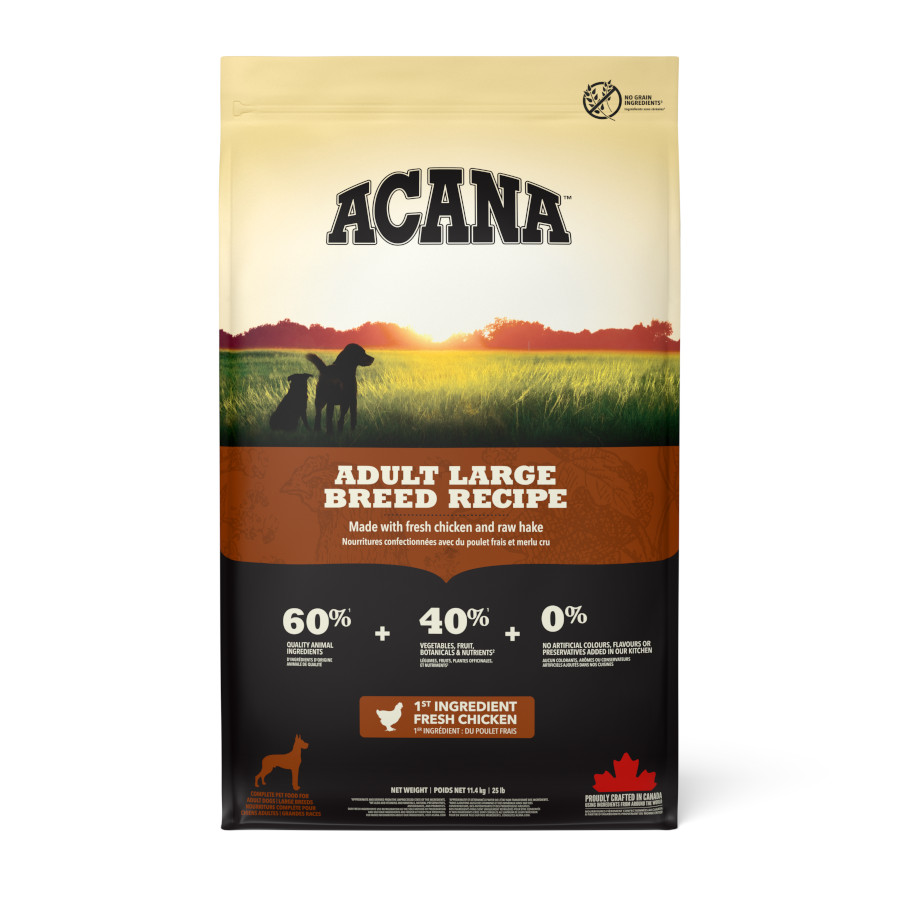 11.4 kg Acana Adult Large Breed ração para cães
