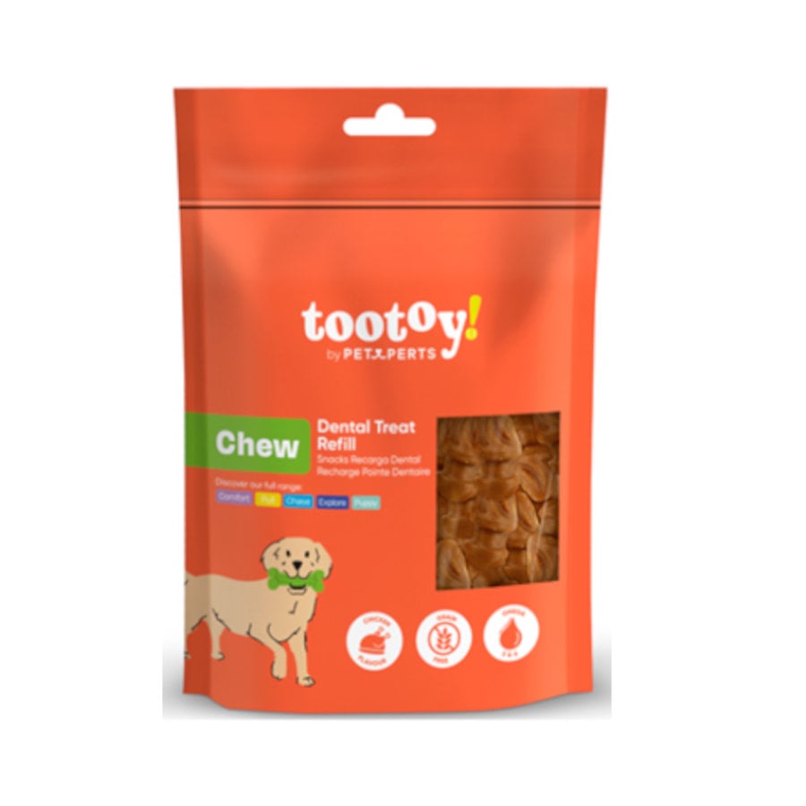 Tootoy! Chew Dental Refill Natural Snacks para mordedores para cães