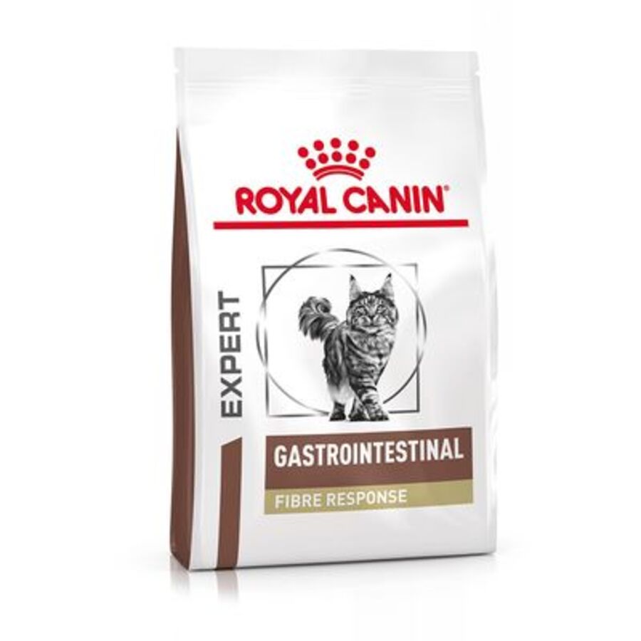 2 x 2 kg Royal Canin Veterinary Gastrointestinal Fibre Response ração para gatos Pack poupança!