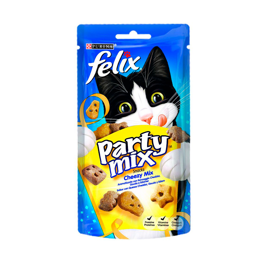 Felix bocadinhos Party Mix queijo para gatos, , large image number null