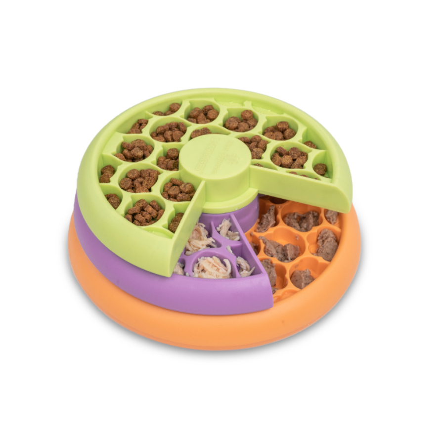 Outward Hound Catstages Kitty Lickin’ Layers Comedouro Interativo para gatos