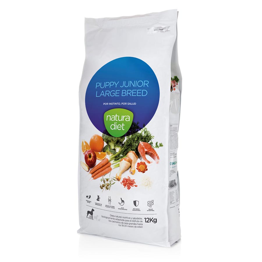 3 kg Natura Diet Puppy Large ração para cães