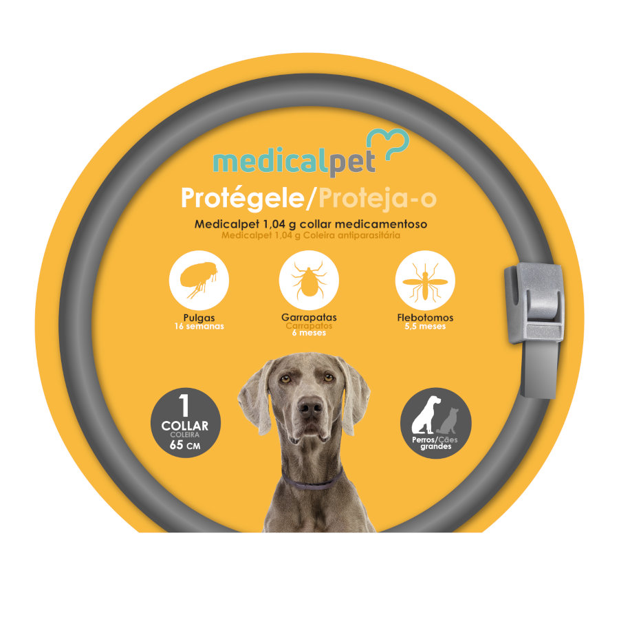 0.054 KG Medicalpet Coleira Antiparasitária para cães grandes