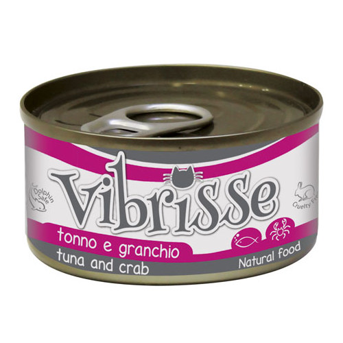 Vibrisse Cat atum e caranguejo para gatos