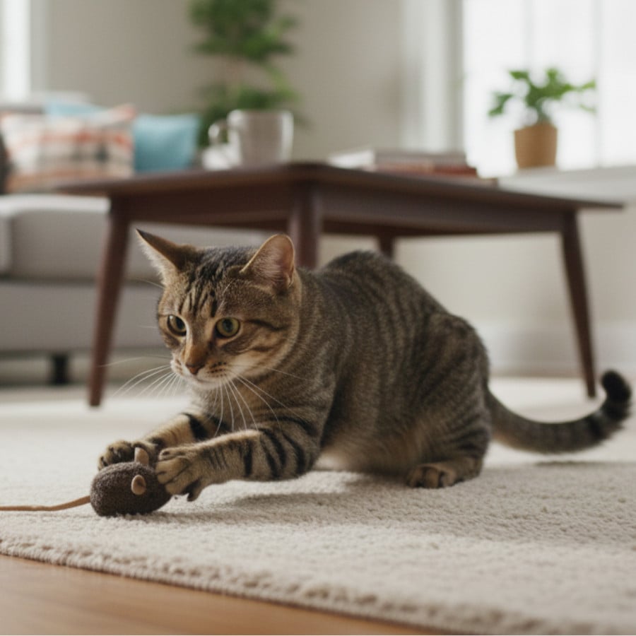 Tootoy! Comfort & Relax Rato interativo com som para gatos