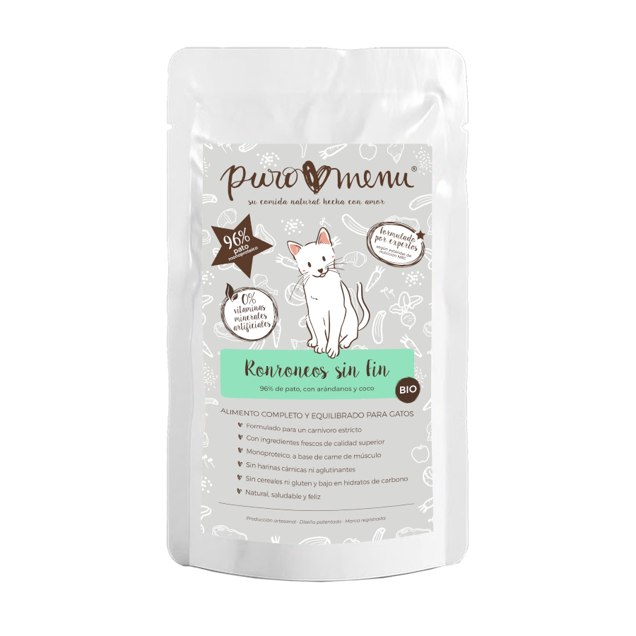 0.1 KG Puro Menu Bio Endless Purrs sachê para gatos