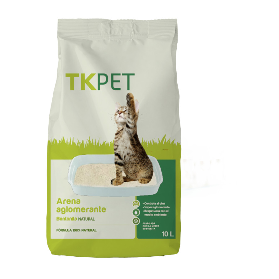 TK-Pet Areia Aglomerante de Bentonite Natural para gatos