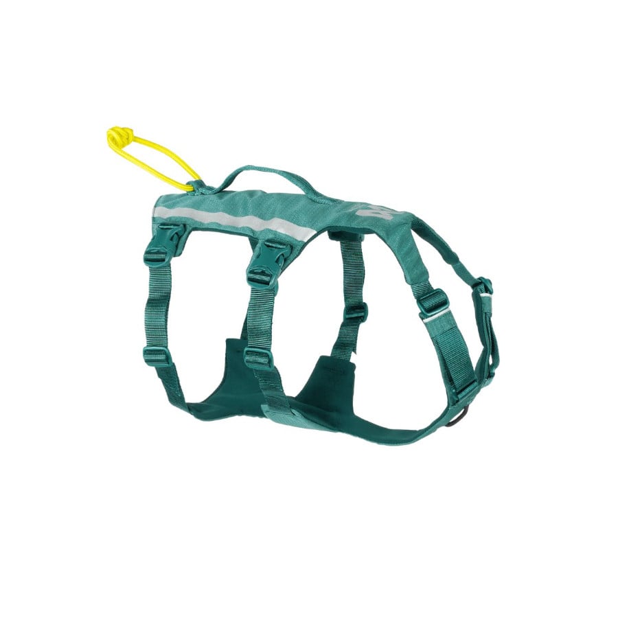 Non-stop Dogwear Peitoral Longo Azul e Verde para cães
