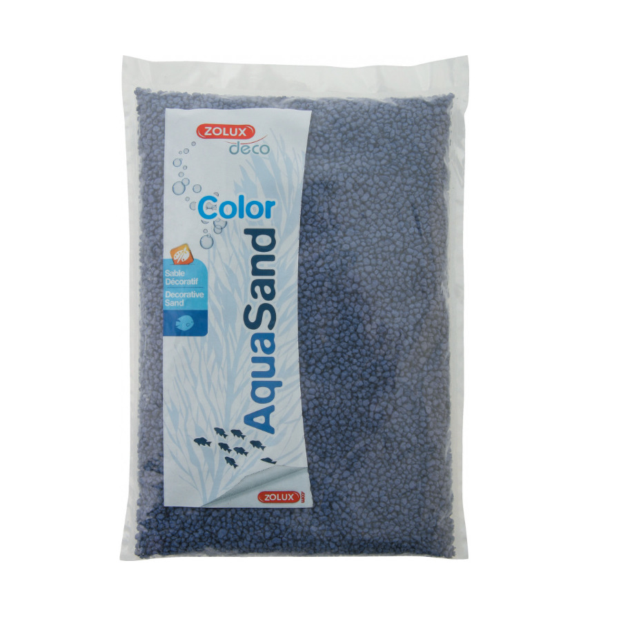 1 kg 1 kg Zolux AquaSand Azul Ultramarino para aquários