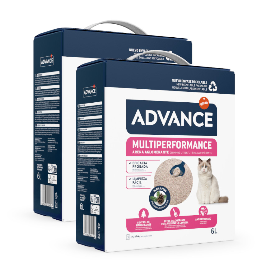 2 x 6 L Advance Areia Aglomerante Multiperformance