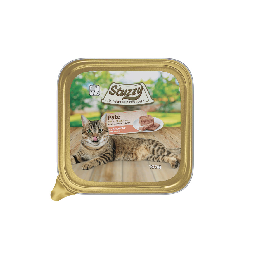 100 g Stuzzy salmão terrina para gatos