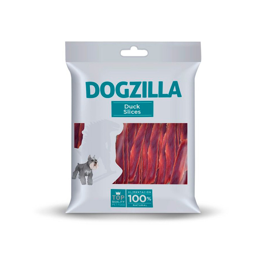 0.54 kg Dogzilla tiras de pato para cães