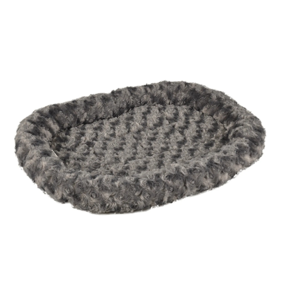 Flamingo Cuddly Plana Cinzenta Cama alcofa para cães