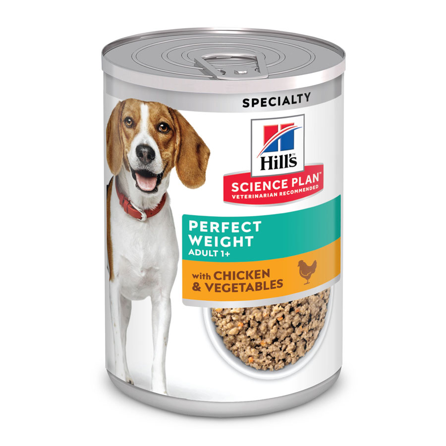 363 g Hill's Adult Perfect Weight Frango e legumes lata para cães