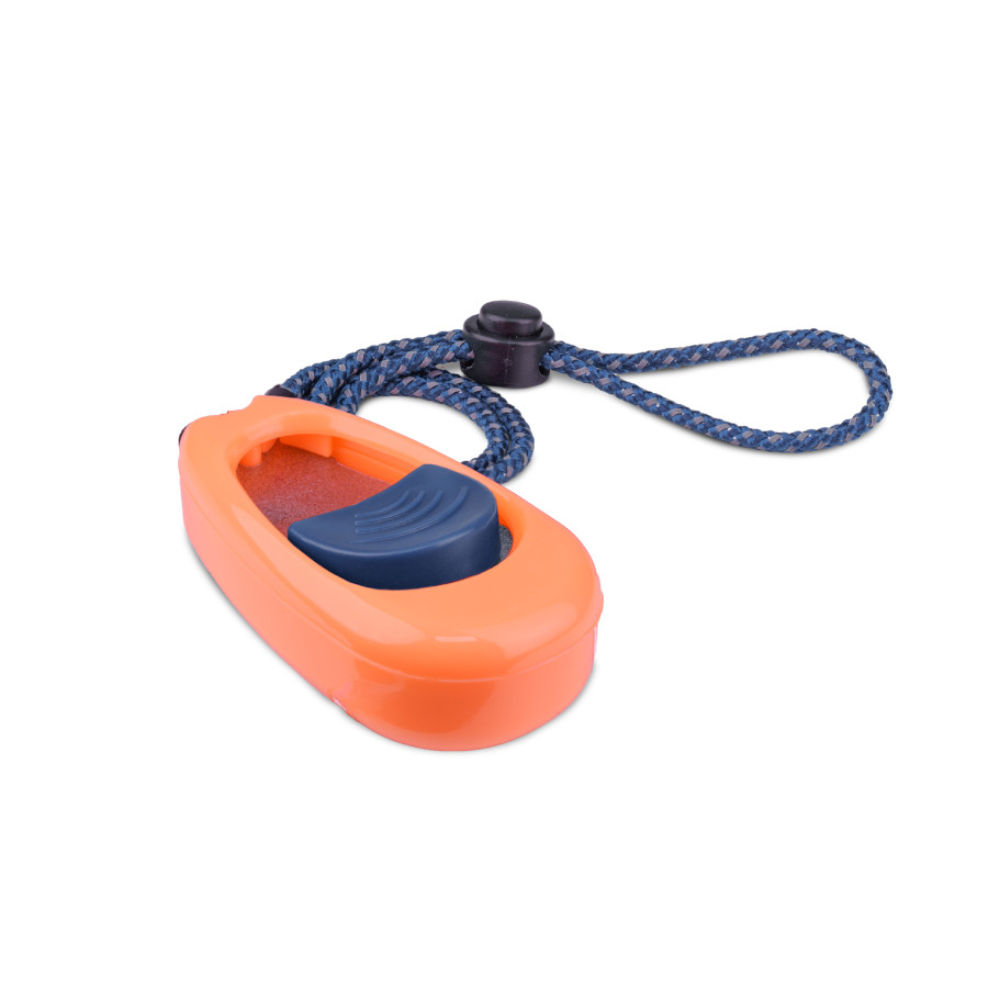 Coachi Clicker de adestramento laranja para cães