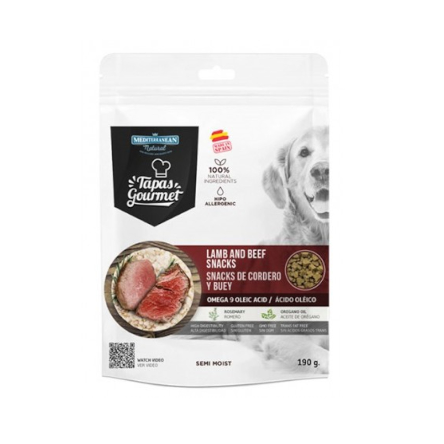 150 g Mediterranean Natural Biscoitos Cordeiro e Boi para cães