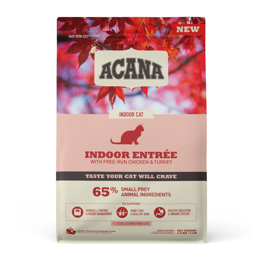 1.8 kg Acana Indoor Entrée ração para gatos de interior