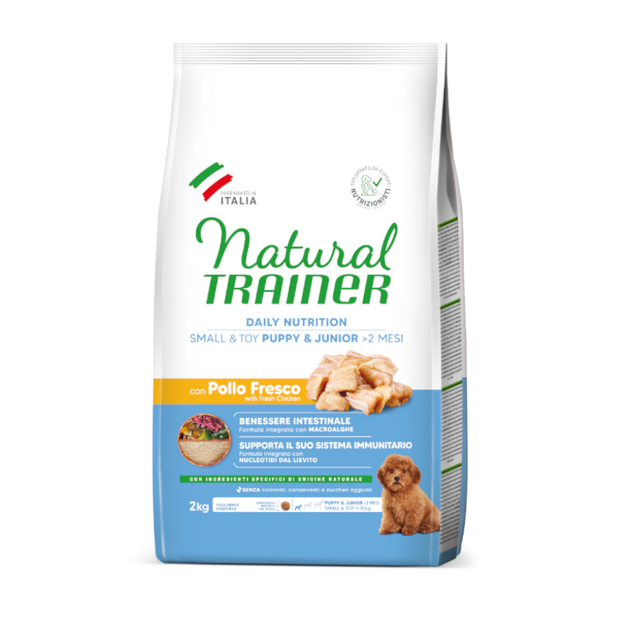 2 KG 2 kg Natural Trainer Puppy/Junior&Mini/Toy Frango ração para cães
