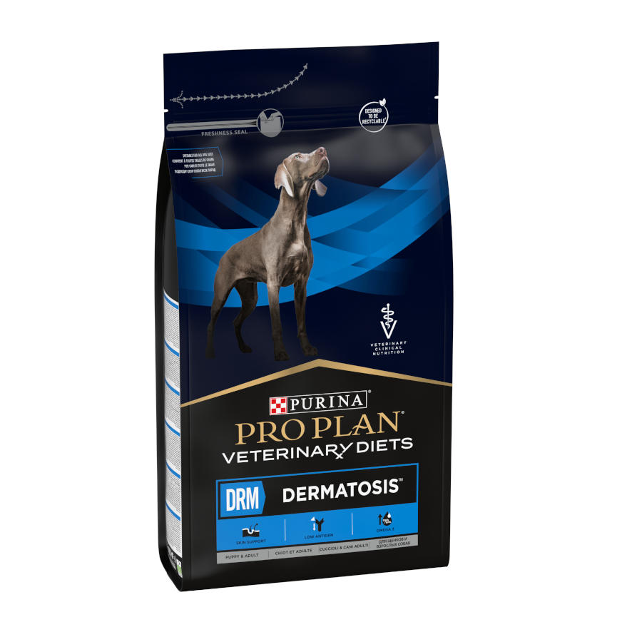 3 KG Pro Plan Veterinary Diets Dermatoses DRM ração para cães