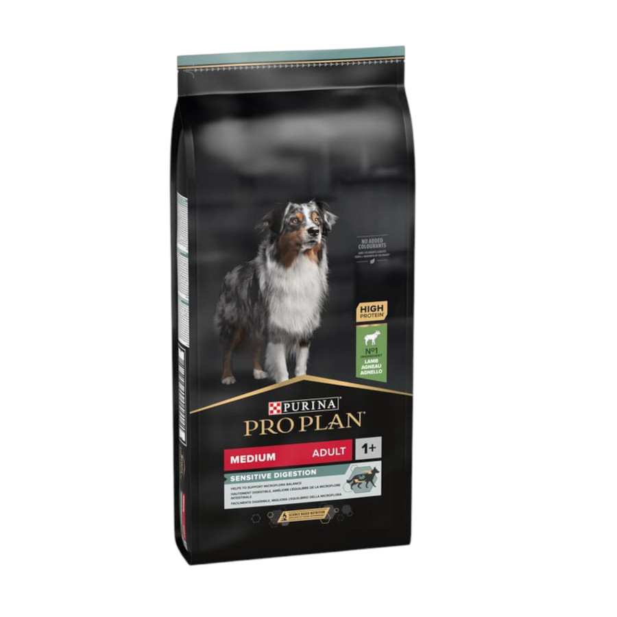 16.5 KG 16.5 kg (14 + 2.5 kg ¡gratis!) Pro Plan Adult Medium Digestión Cordero pienso para perros
