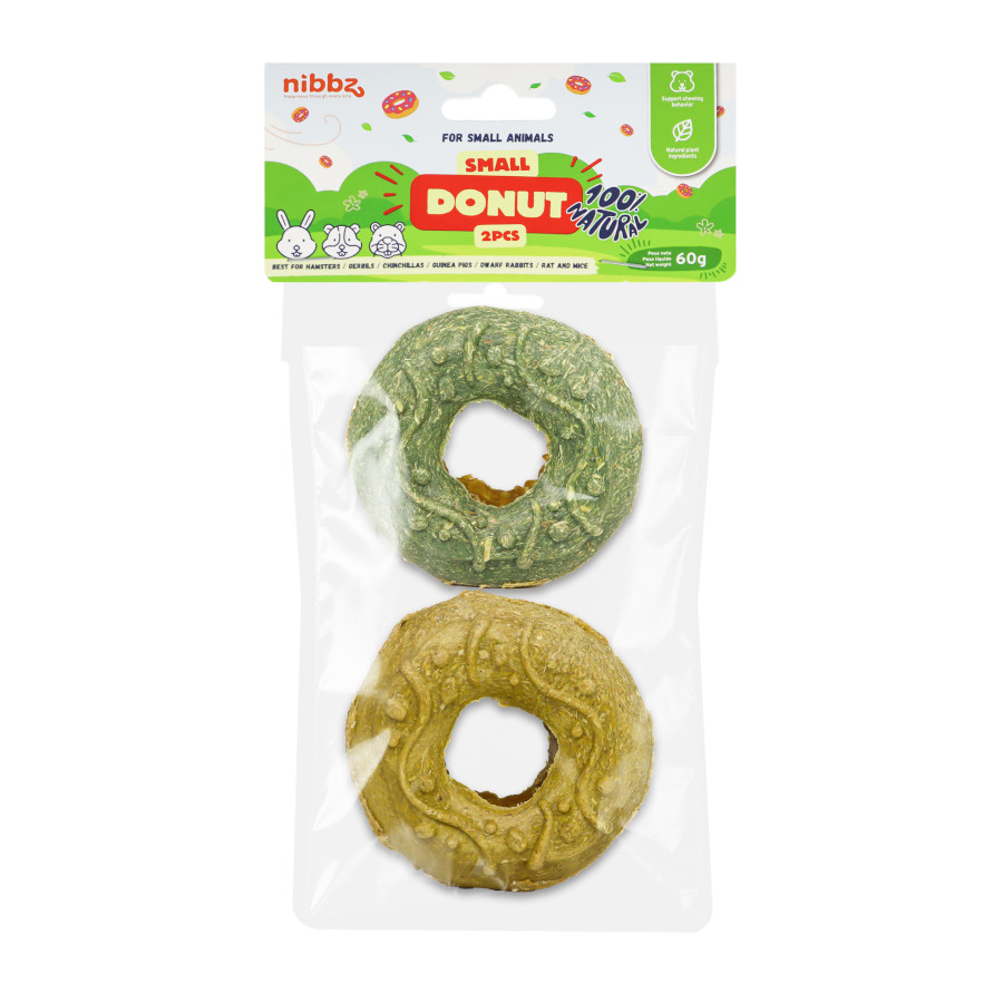 Nibbz Donuts Comestíveis Suplemento alimentar para roedores