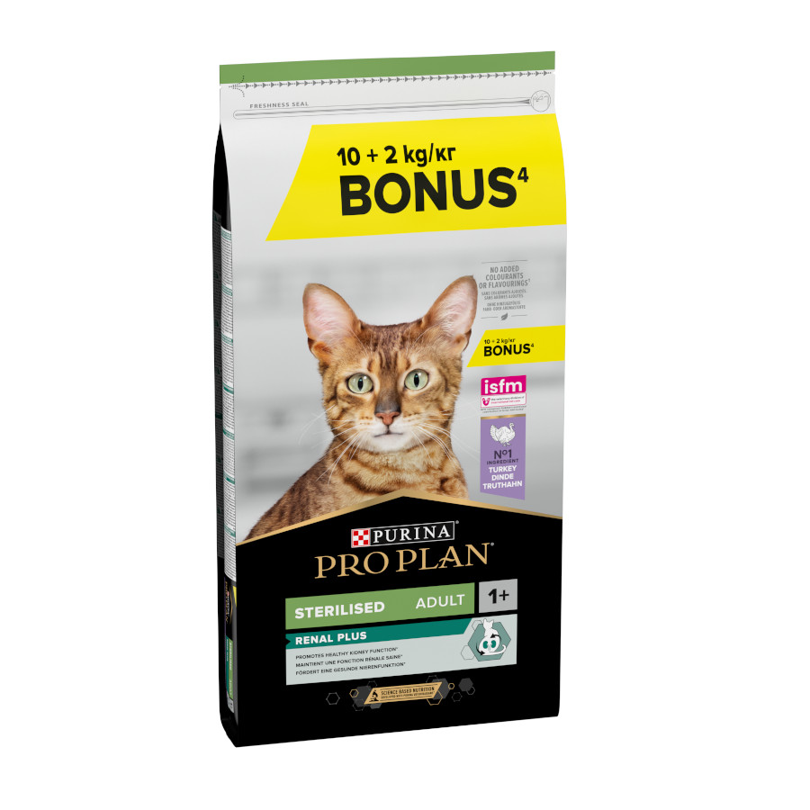 12 KG Pro Plan Adult Sterilized Peru ração para gatos