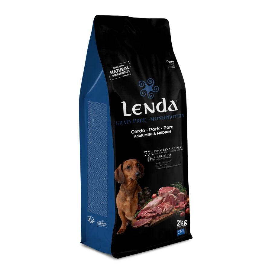 2 KG 2 Kg Lenda Grain Free Ração de Porco para cães