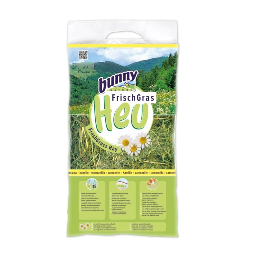0.5 KG Bunny FrischGras Feno com Camomila para roedores