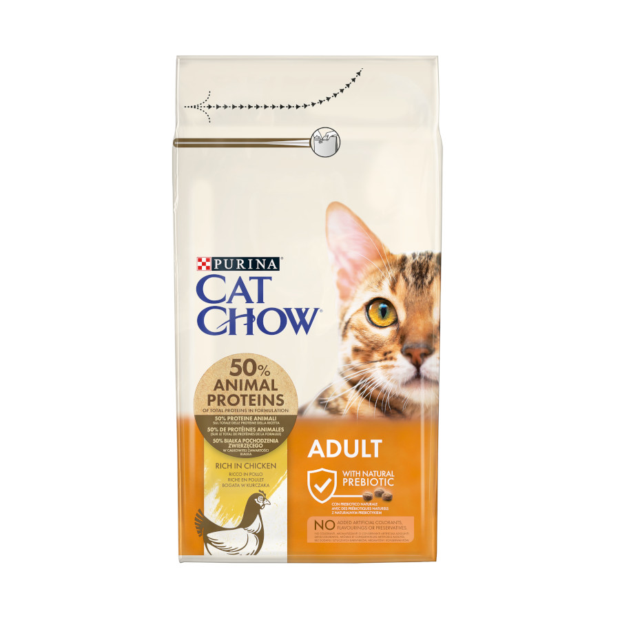 15 KG Cat Chow Adulto Frango ração para gatos
