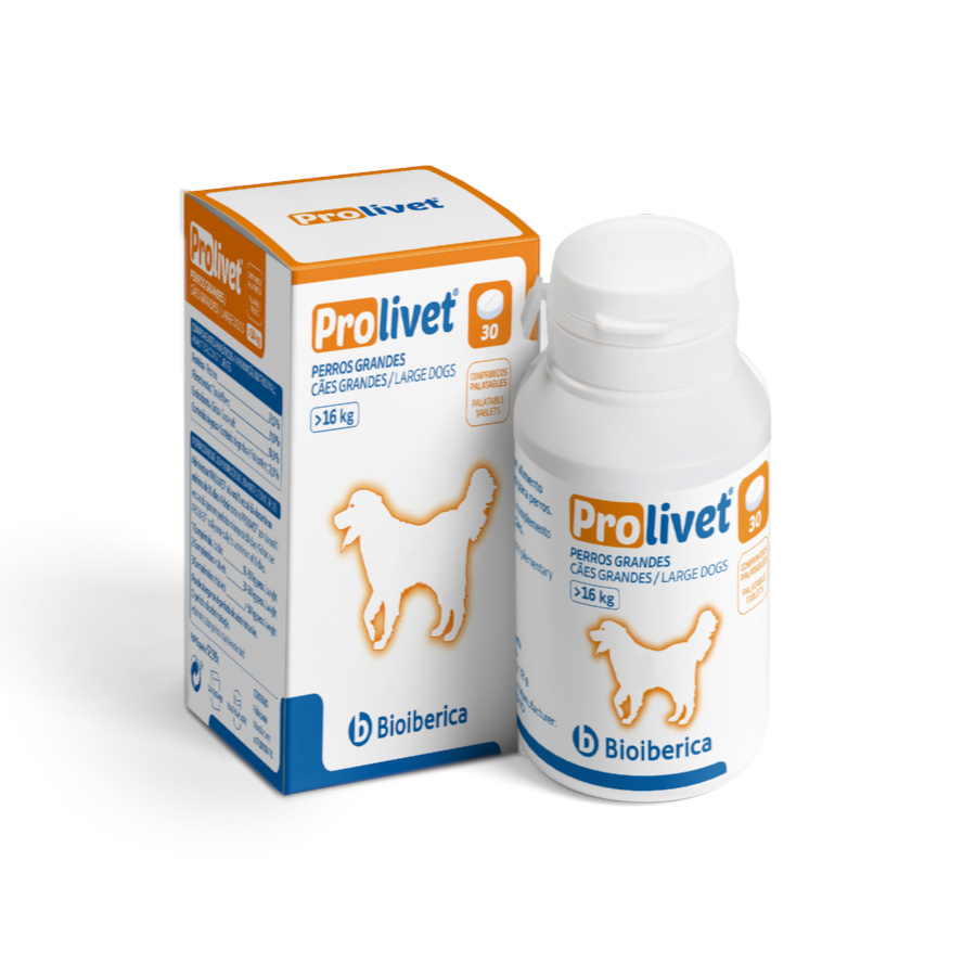 Bioiberica Prolivet Suplemento Hepático para cães de porte grande