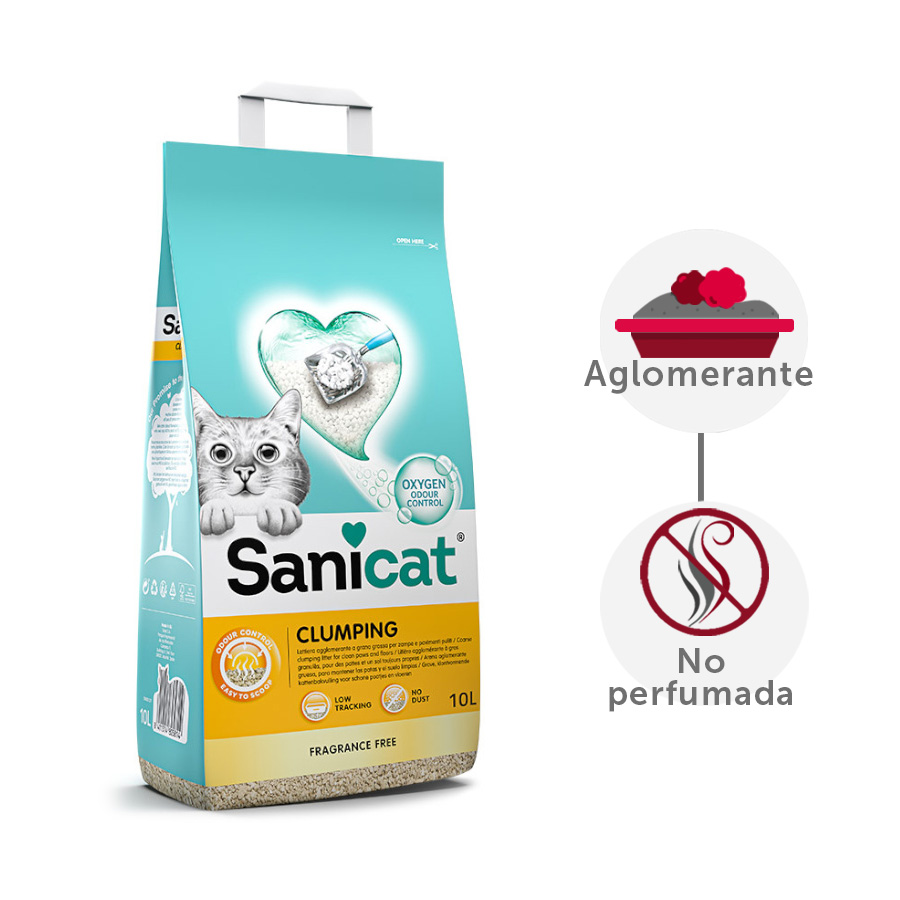 Sanicat Cumpling Areia Aglomerante para gatos