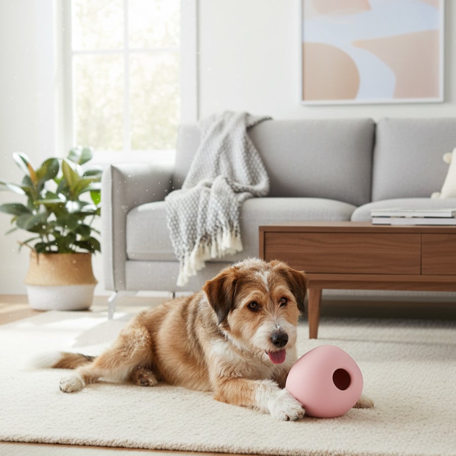 BECO Bola Oscilante rosa para cães